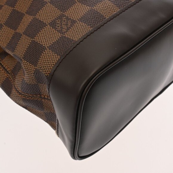 LOUIS VUITTON Brown Damier Canvas Backpack - Picture 6 of 11